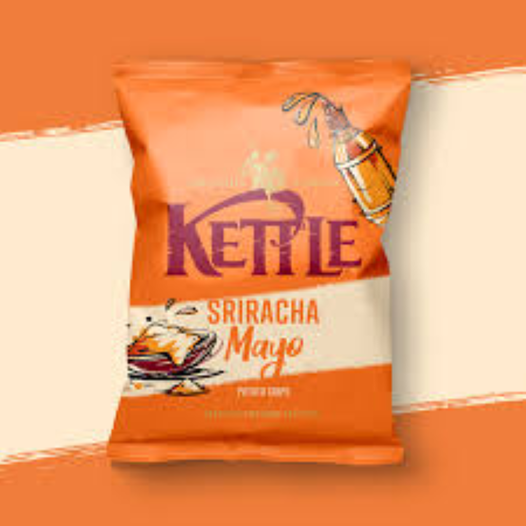 KETTLE SRIRACHA MAYO POTATO CRISPS 80G